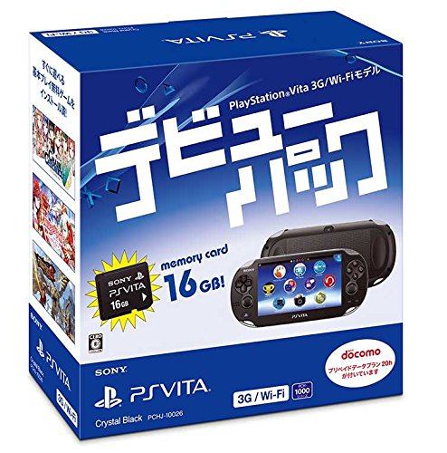 PlayStation Vita Super Debut Pack 3G/Wi-Fi Model (Crystal Black)