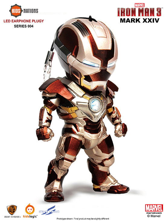 Iron Man 3 Kids Nation Series 004: Earphone Jack Accessories (Set of 6 pieces) image 5
