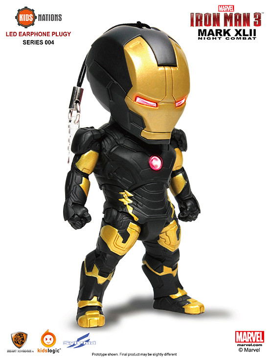Iron Man 3 Kids Nation Series 004: Earphone Jack Accessories (Set