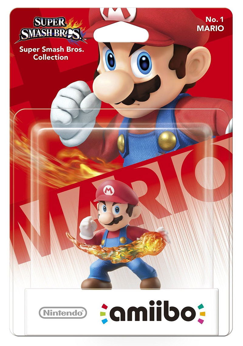 amiibo Super Smash Series Figure (Mario) for Wii U, New 3DS
