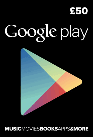 Google Play Card (GBP 50 / for UK accounts only)_