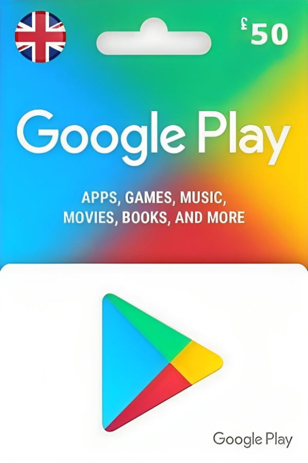 Google Play GBP 50 Gift Card | UK Account digital