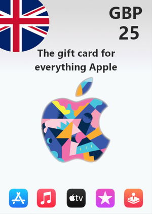 iTunes 25 GBP Gift Card | UK Account_