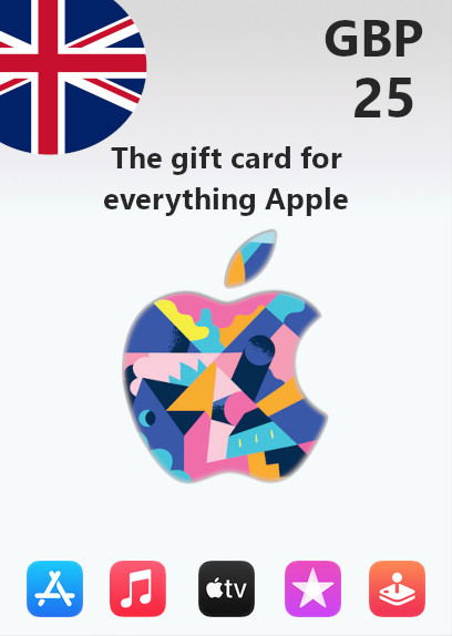 Apple Gift Card 25 GBP | UK Account <span class="ext ext_digital">digital</span> image 1