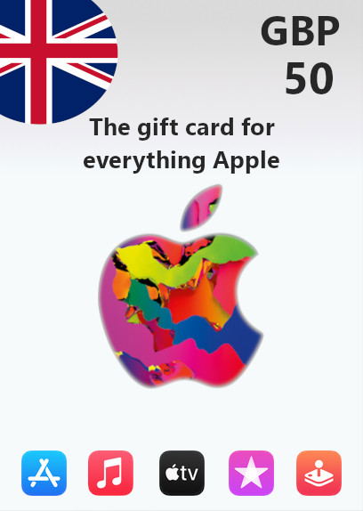 Apple Gift Card 50 GBP | UK Account <span class="ext ext_digital">digital</span> image 1