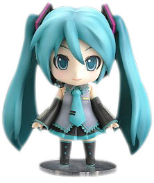 Nendoroid Character Vocal Series 01 Non Scale Pre-Painted PVC Figure: Hatsune Miku (Re-run) Color Faded package image 1