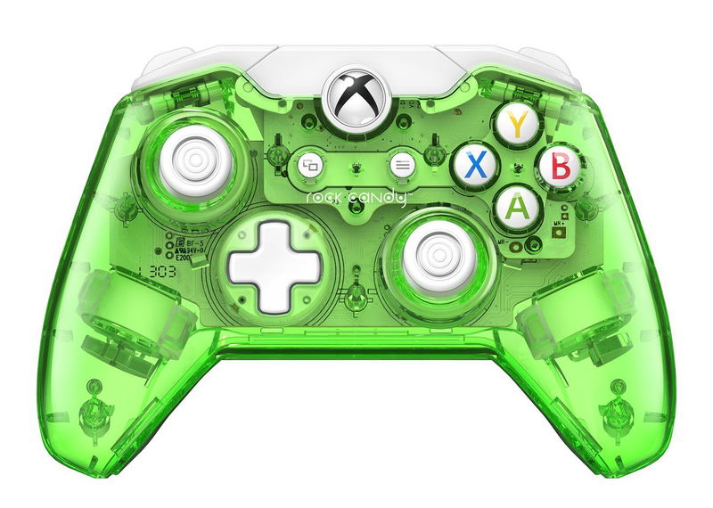 Rock Candy Xbox One Wired Controller (Aqualime) image 2