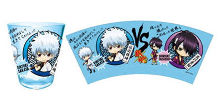Gintama Acrylic Cup: 01 Gintoki vs Takasugi AC image 1