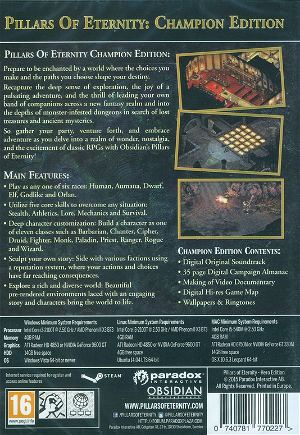 Pillars of Eternity - Champion Edition (DVD-ROM)