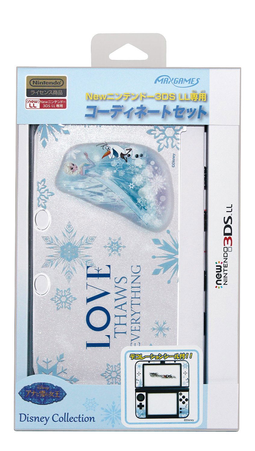 Coordinate Set for New 3DS LL (Elsa & Olaf) for New Nintendo 3DS