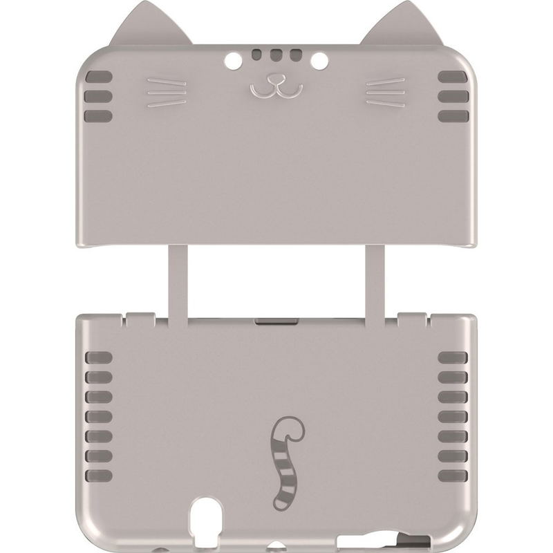 Silicon Cover Nekochan DX for 3DS LL (Saba) image 2