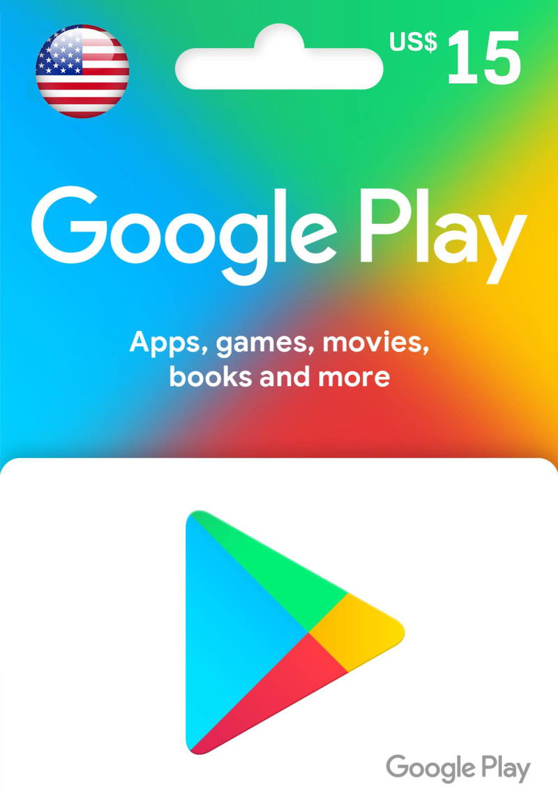 Google Play USD 15 Gift Card | US Account <span class="ext ext_digital">digital</span> image 1