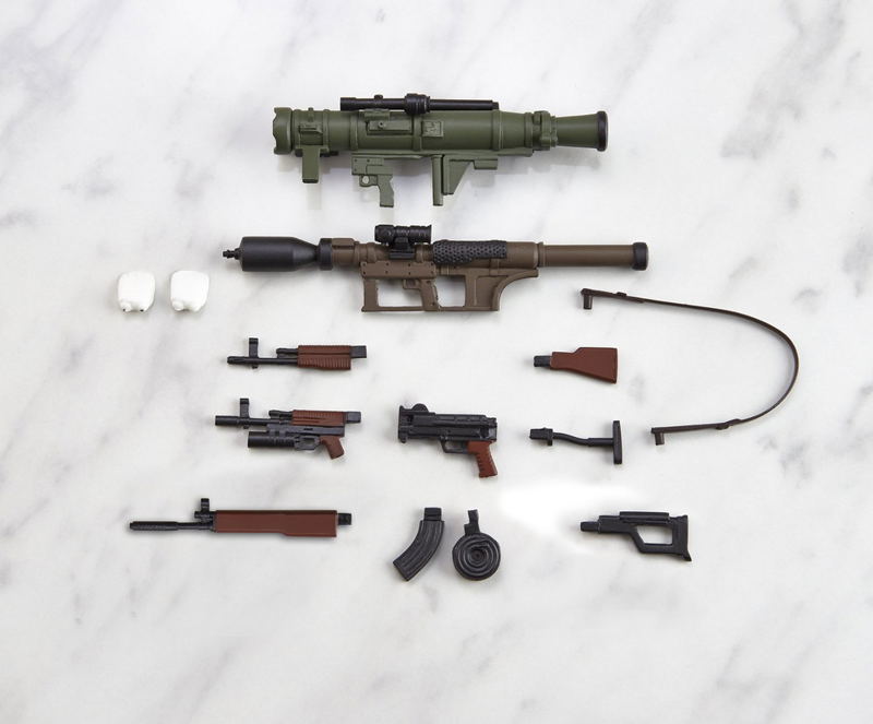Micro Yamaguchi Revol Mini rmex-002 Metal Gear Solid MGSV:TPP Soviet Soldiers image 10