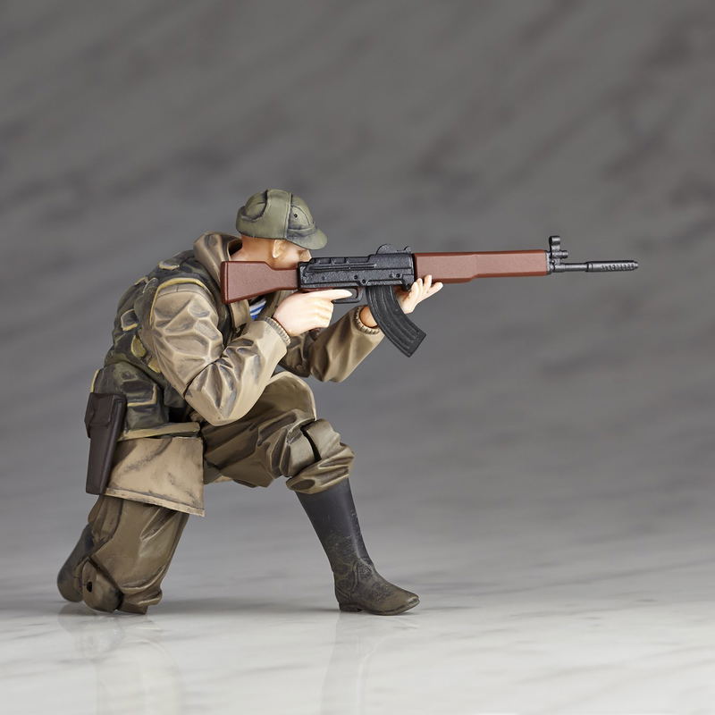 Micro Yamaguchi Revol Mini rmex-002 Metal Gear Solid MGSV:TPP Soviet Soldiers image 4