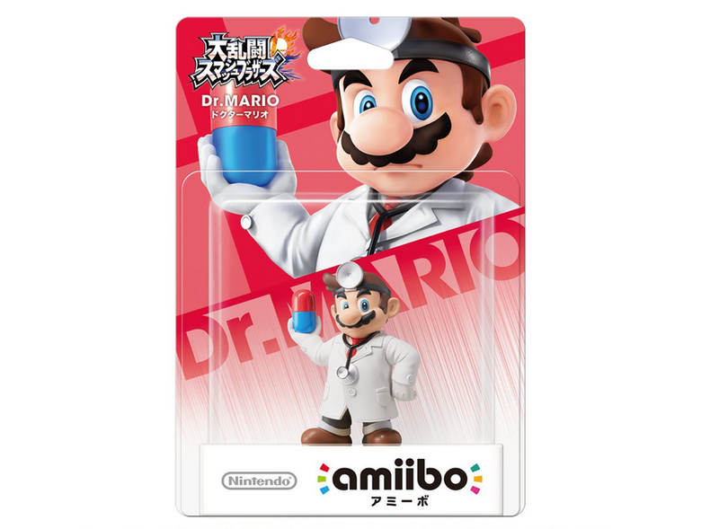 amiibo Super Smash Bros. Series Figure (Dr. Mario) (Re-run) image 1