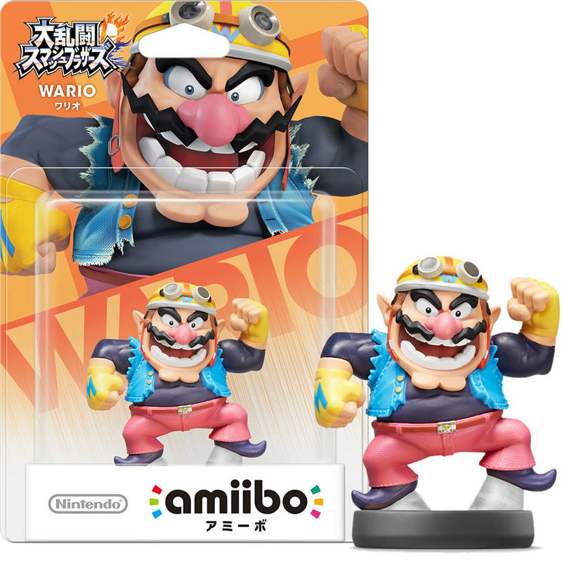 amiibo Super Smash Bros. Series Figure (Wario) (Re-run) image 1