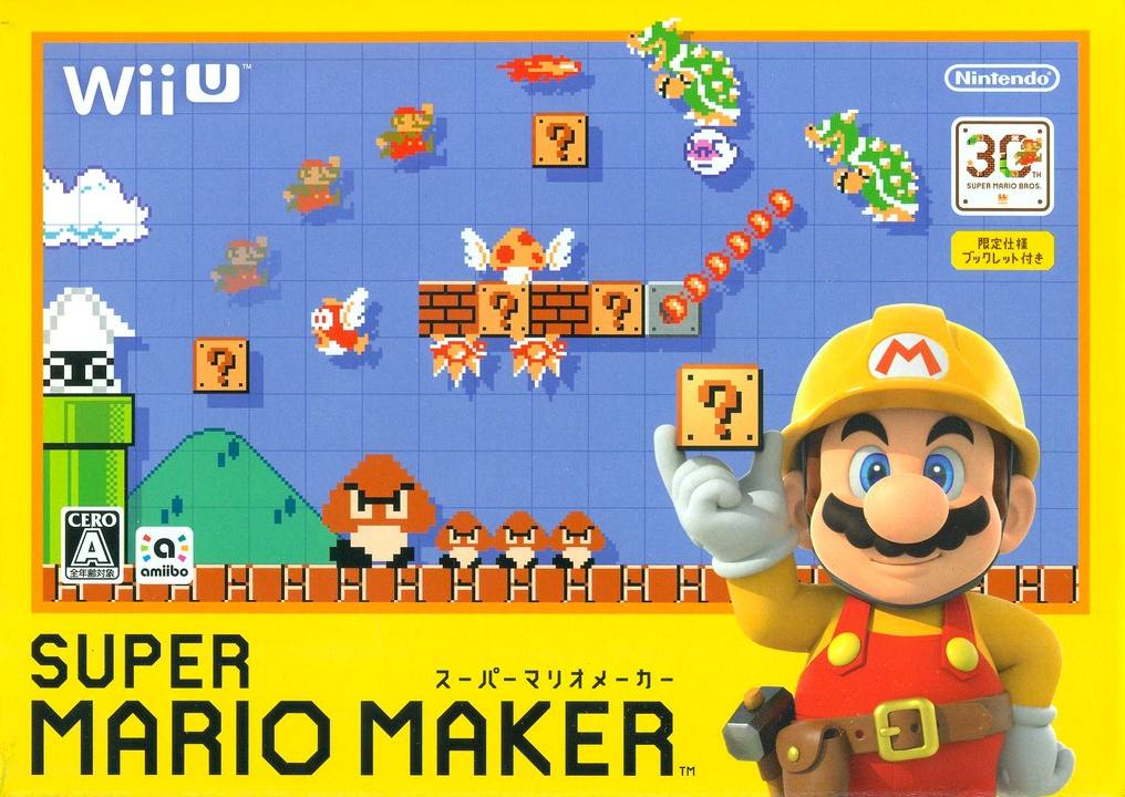 Super Mario maker обложка. Mario maker wii
