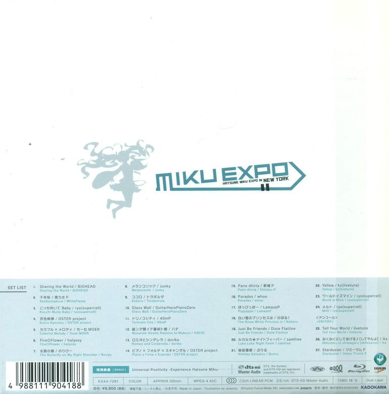 Hatsune Miku Expo In New York [Limited Edition]