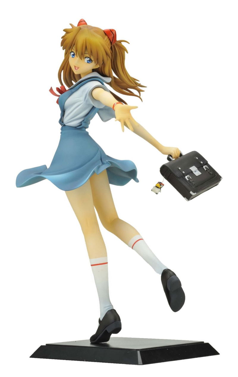 Rebuild of Evangelion 1/6 Scale Pre-Painted Figure: Shikinami Asuka Langley School Uniform Ver. image 1