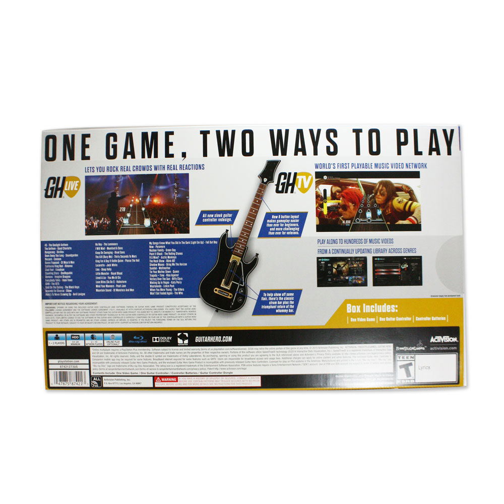 Guitar Hero Live (with Guitar Controller) for PlayStation 4