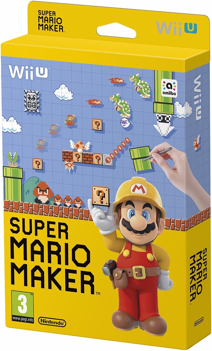 Super Mario Maker Nintendo Wiiu Wii U Game With Manual 