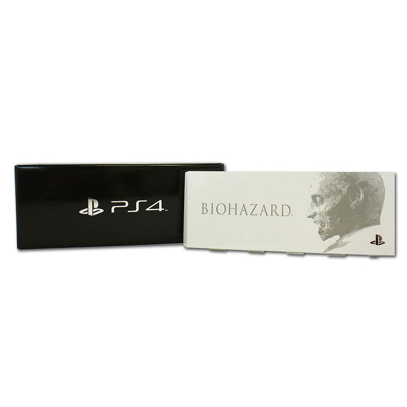 PlayStation 4 HDD Bay Cover Biohazard Zombie Version (White) image 1