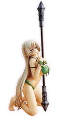Queen's Blade Beautiful Fighters Soft Figure: Alleyne Complete Defeat in Swimsuit! thumbnail 1