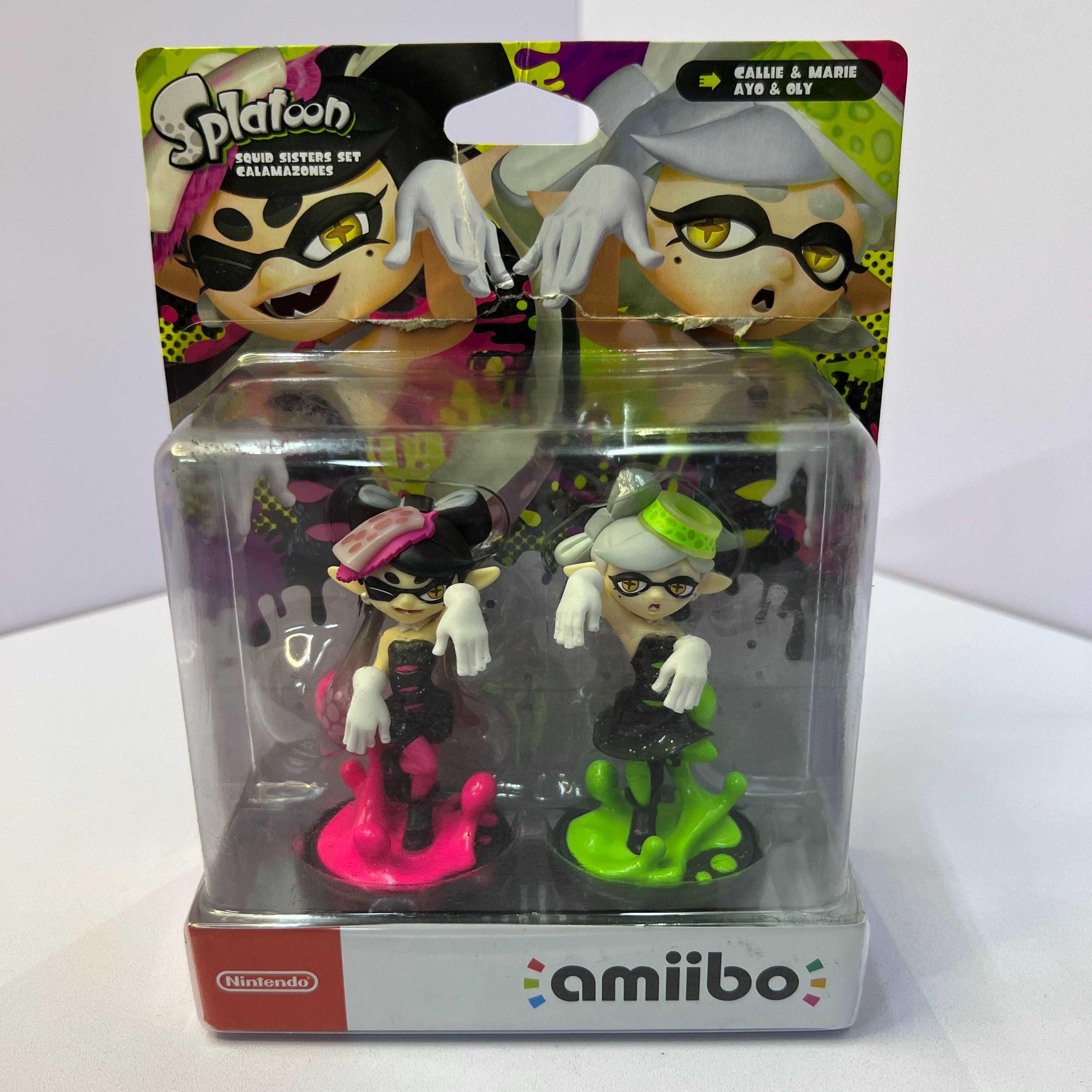 Auction Of Amiibo Splatoon Squid Sisters Pack Callie And Marie For Wii