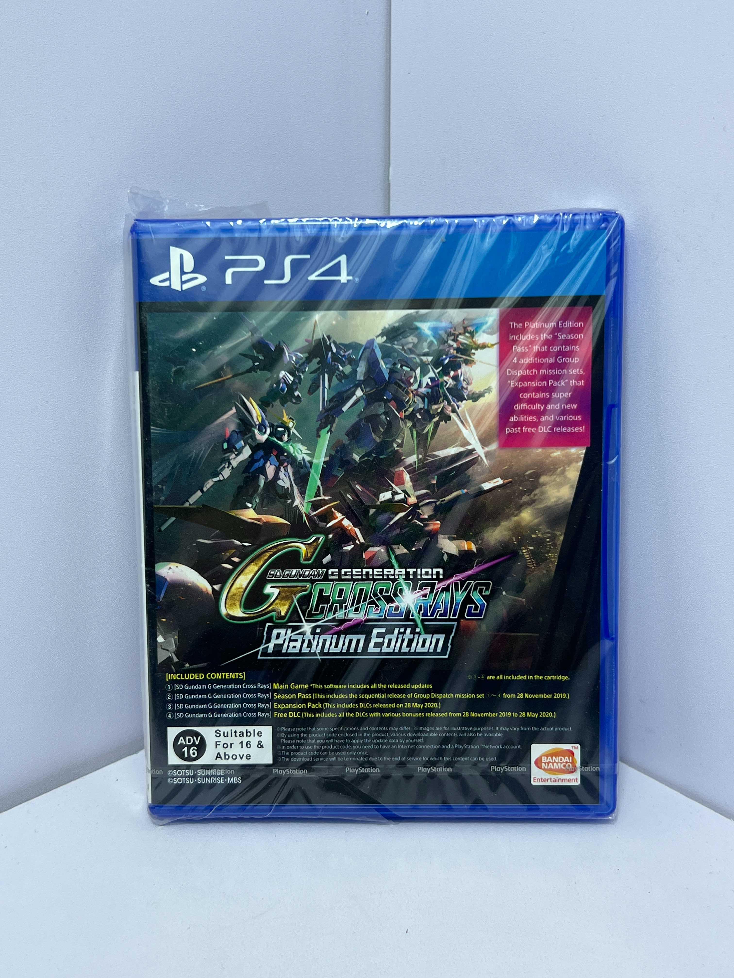 Auction Of Sd Gundam G Generation Cross Rays [platinum Edition 