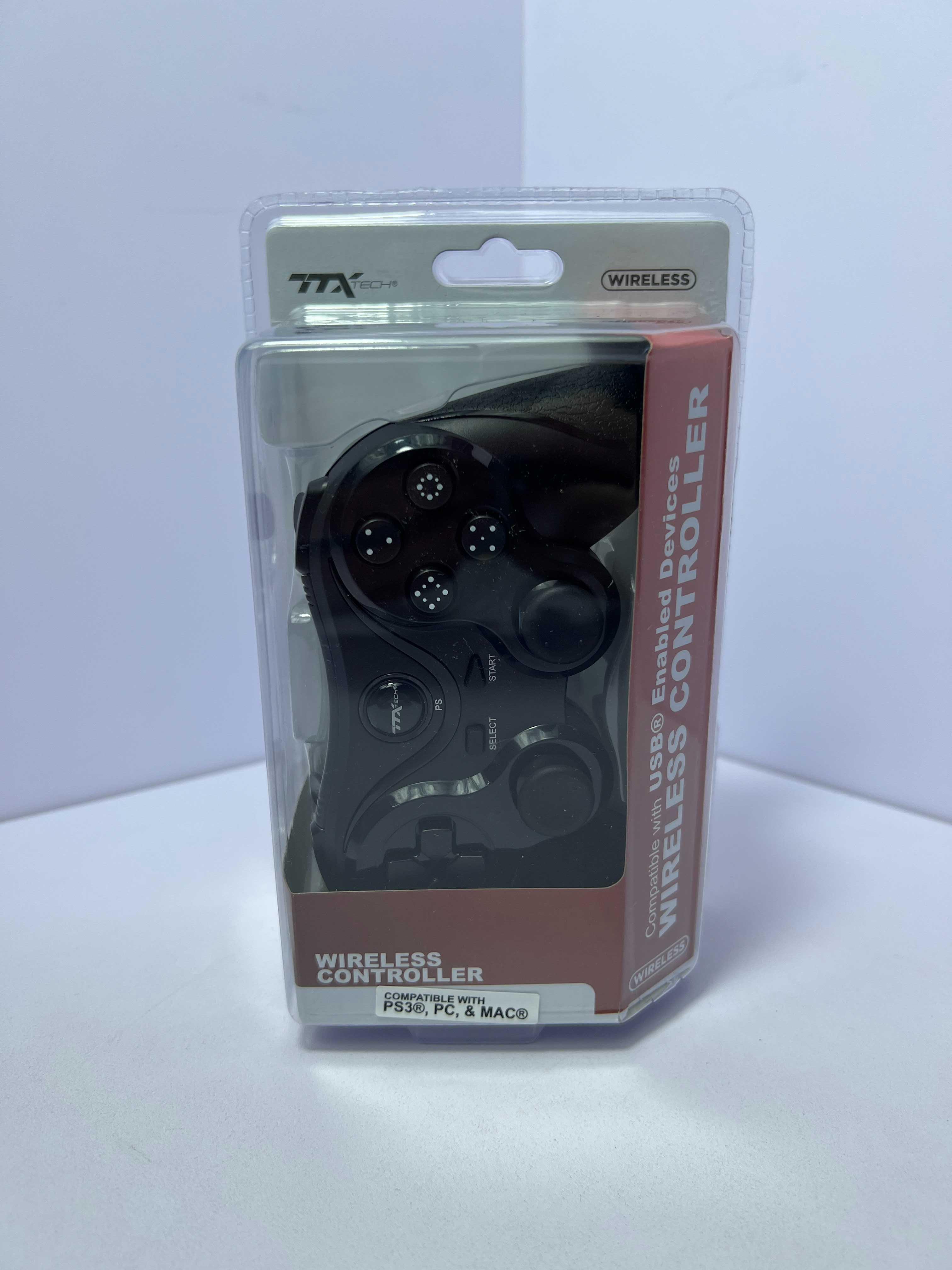 TTX Tech Wireless Controller for PlayStation 3 (Black) for PlayStation 3