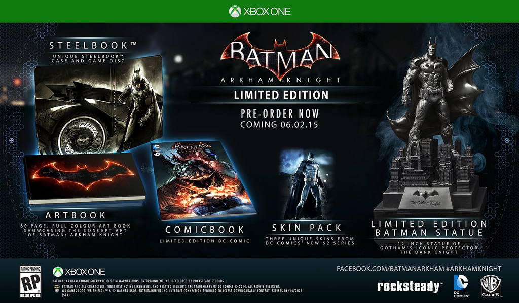 Batman: Arkham Knight [Limited Edition] (English) for Xbox One