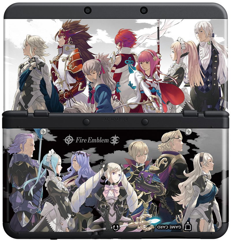 New Nintendo 3DS Fire Emblem if Cover Plates Pack (Black) image 3