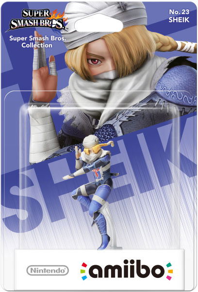 amiibo Super Smash Series Figure (Sheik) for Wii U, New 3DS