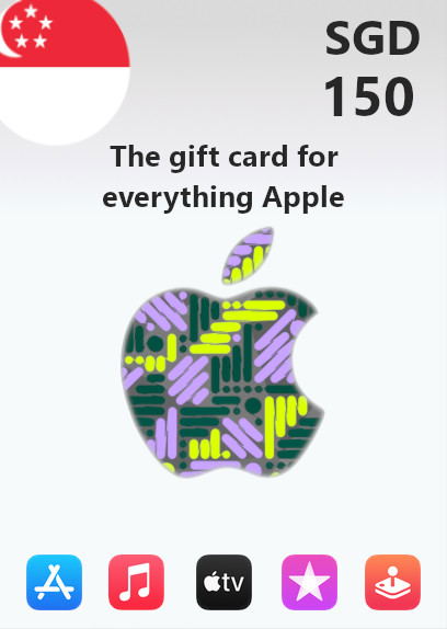 Apple Gift Card 150 SGD | Singapore Account <span class="ext ext_digital">digital</span> image 1