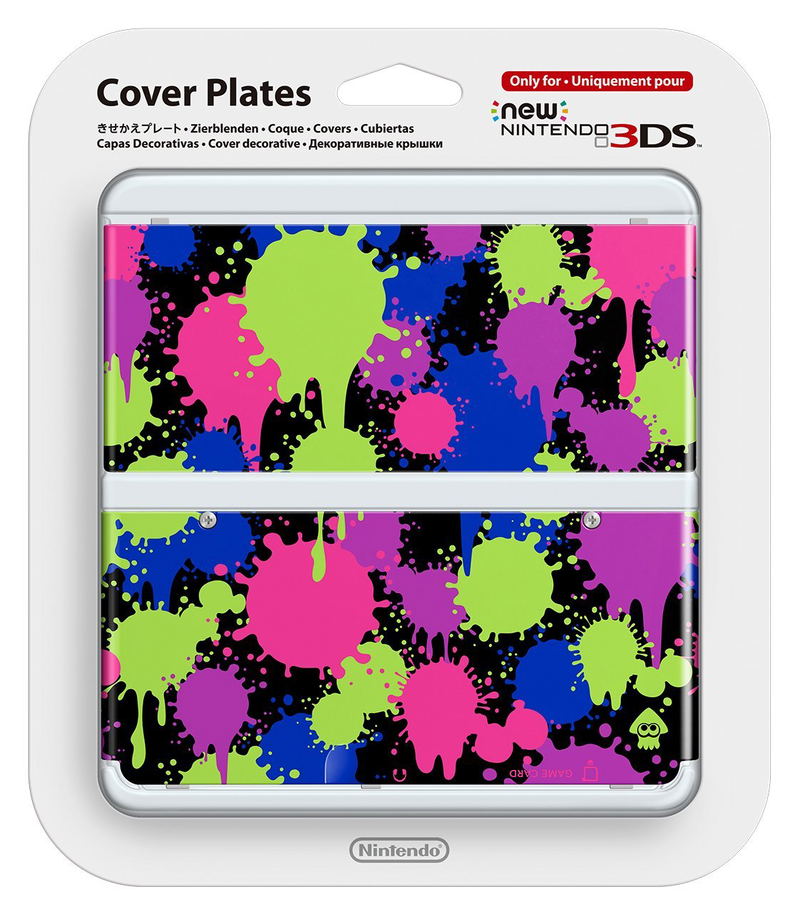 New Nintendo 3DS Cover Plates No.060 (Splatoon) image 1