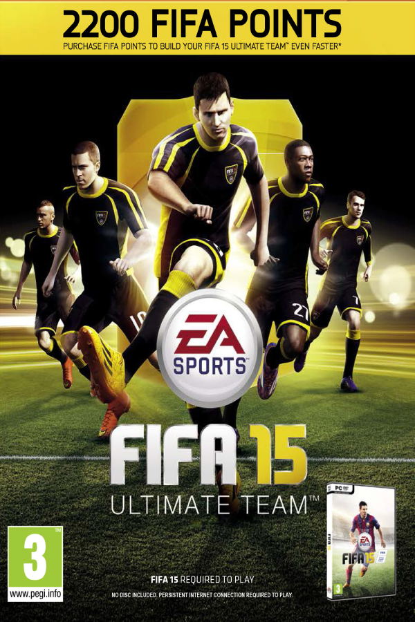 FIFA 15 - FIFA Ultimate Team 2200 Points <span class="ext" style="background-color: #F96529; color: #FFFFFF;">Electronic Arts</span> <span class="ext ext_digital">digital</span> image 1