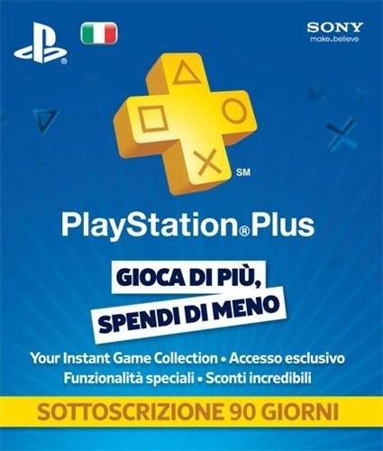 PlayStation Plus 90 Day [Italy] for PlayStation 3, 4, PlayStation 5