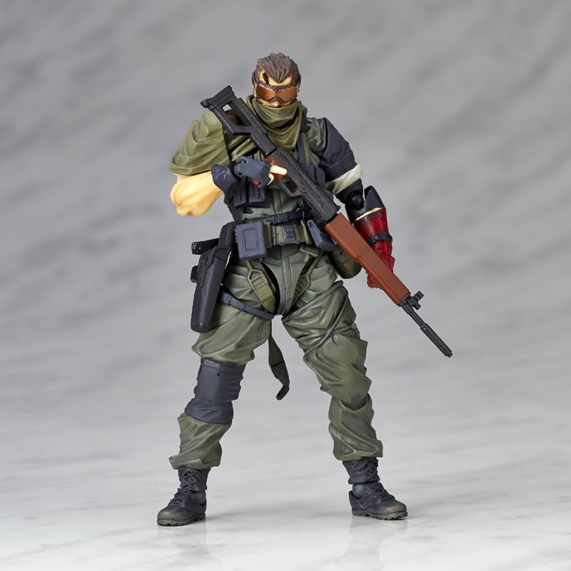 Micro Yamaguchi Revol Mini rm-015 Metal Gear Solid V The Phantom Pain: Venom Snake Olive Drab Army Fatigues Ver. image 10
