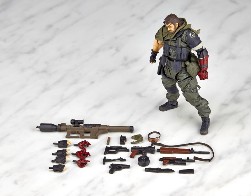 Micro Yamaguchi Revol Mini rm-015 Metal Gear Solid V The Phantom Pain: Venom Snake Olive Drab Army Fatigues Ver. image 12