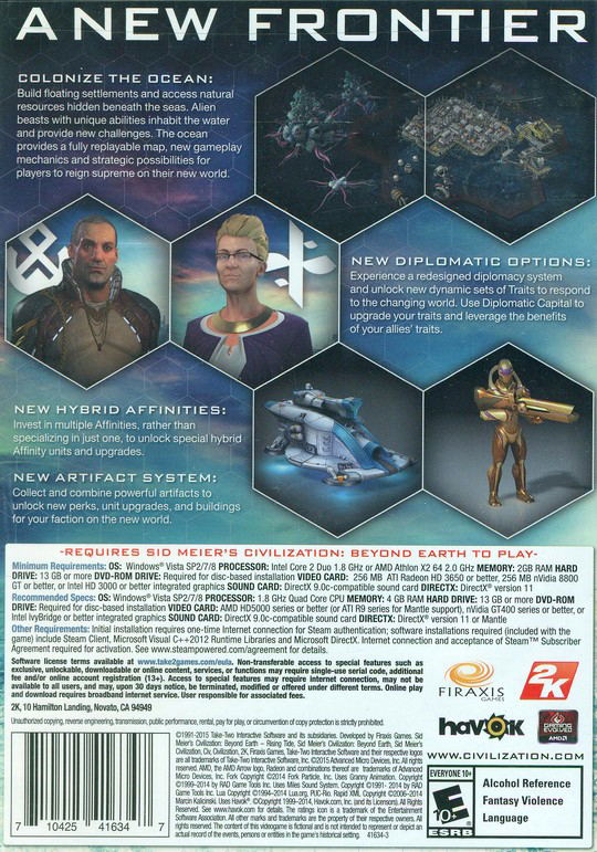 Sid Meier's Civilization: Beyond Earth - Rising Tide (DVD-ROM) image 2