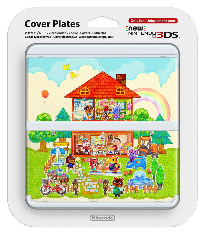 New Nintendo 3DS Cover Plates No.062 (Doubutsu no Mori: Happy Home Designer) image 1