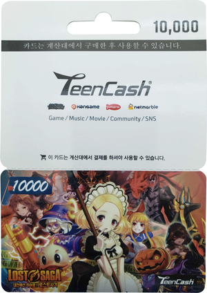 Teen Cash Card (10000 Won)_