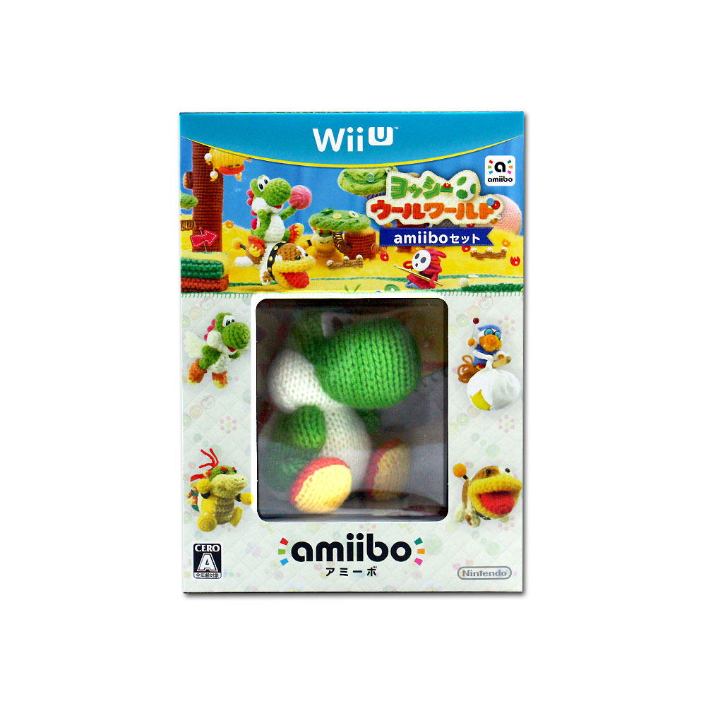 WiiU ヨッシー ウールワールド amiiboセット アミーボ Amazon.co.jp: ヨッシー ウールワールド amiiboセット [並行輸入品