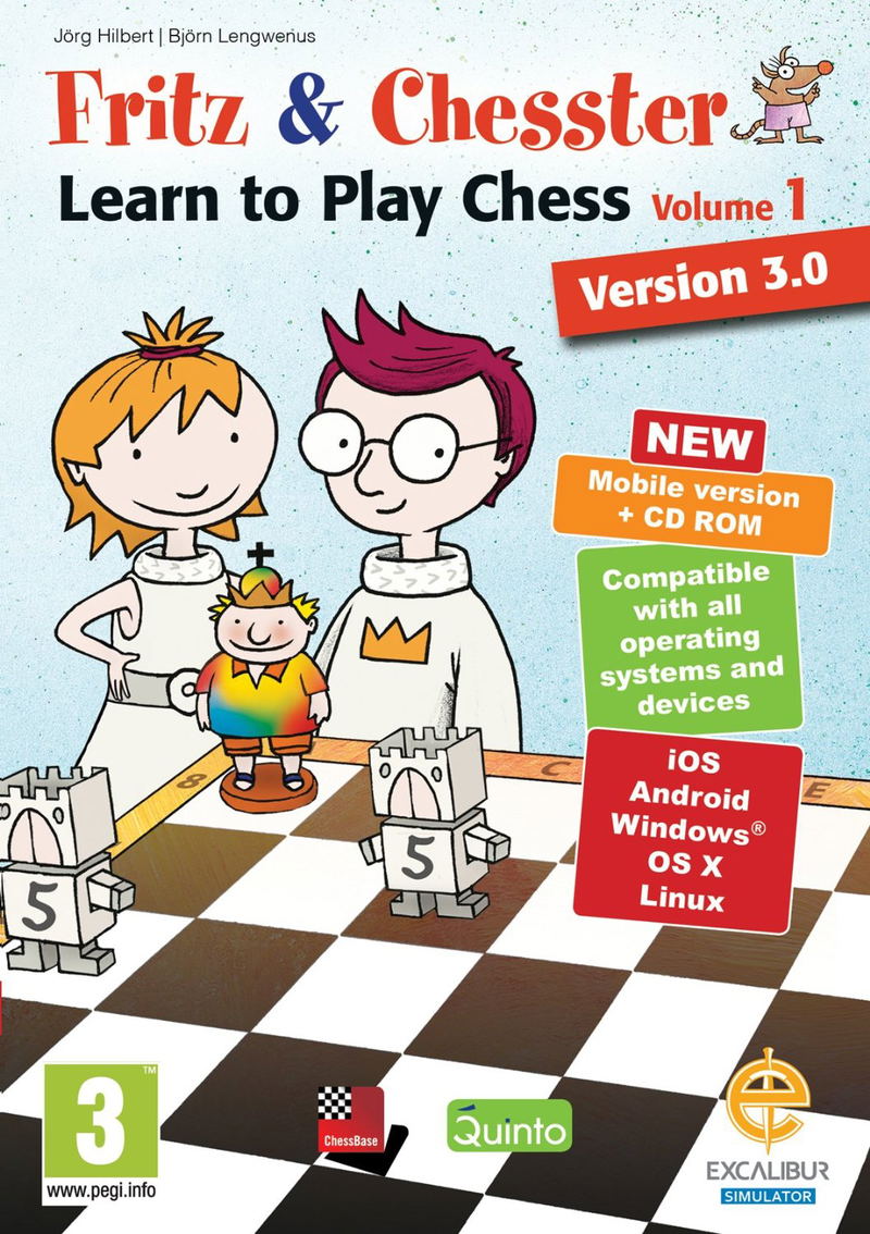 Fritz & Chesster: Learn to Play Chess Vol. 1 Version 3.0 (DVD-ROM) image 1