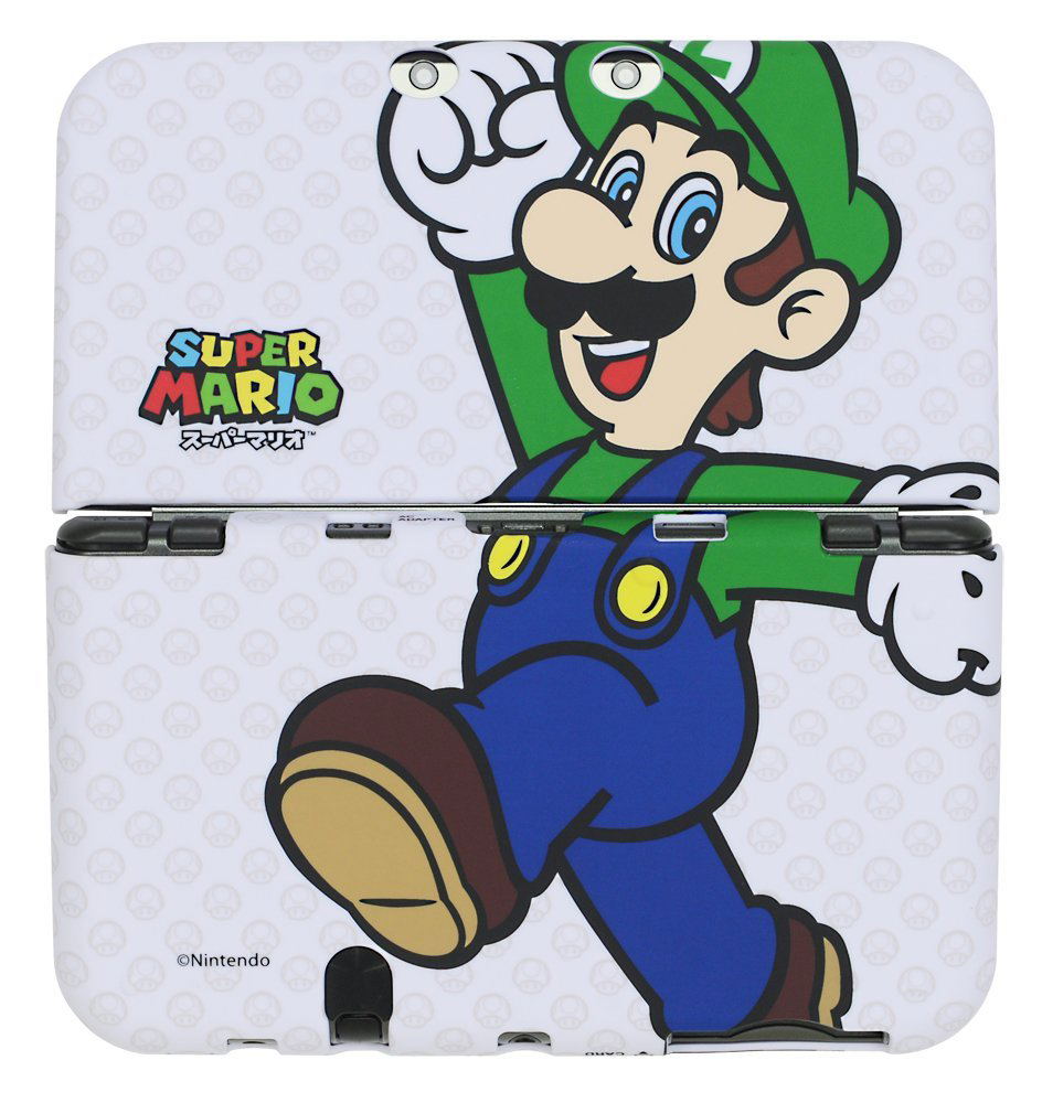 Rubber Coat Cover for New 3DS LL (Luigi) for New Nintendo 3DS LL / XL