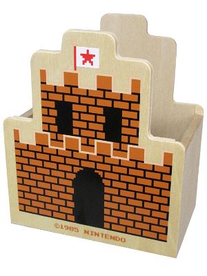 Super Mario Bros. Wooden Die-cut Glove Compartment C (Castle)