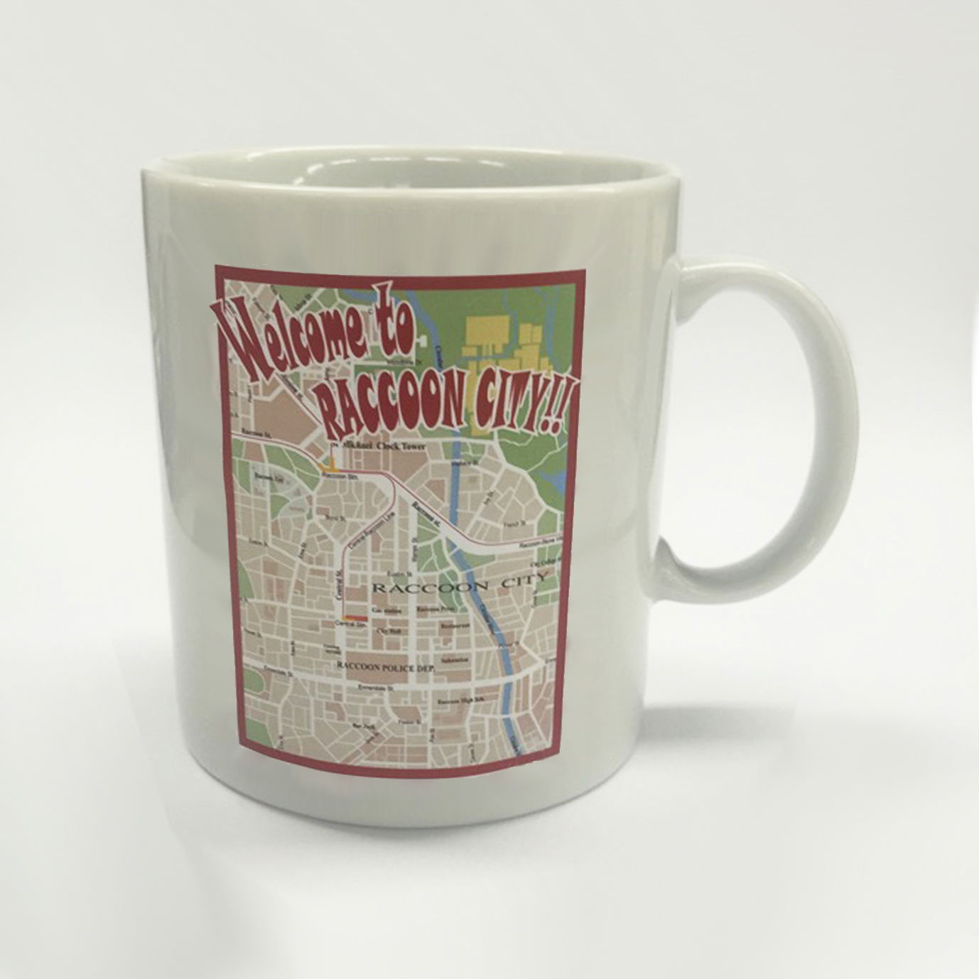 BIOHAZARD BIG MUG ラクーン市地図 Biohazard Big Size Mug: Raccoon City Map