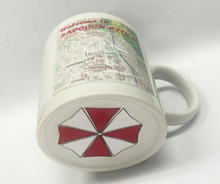 BIOHAZARD BIG MUG ラクーン市地図 Biohazard Big Size Mug: Raccoon City Map