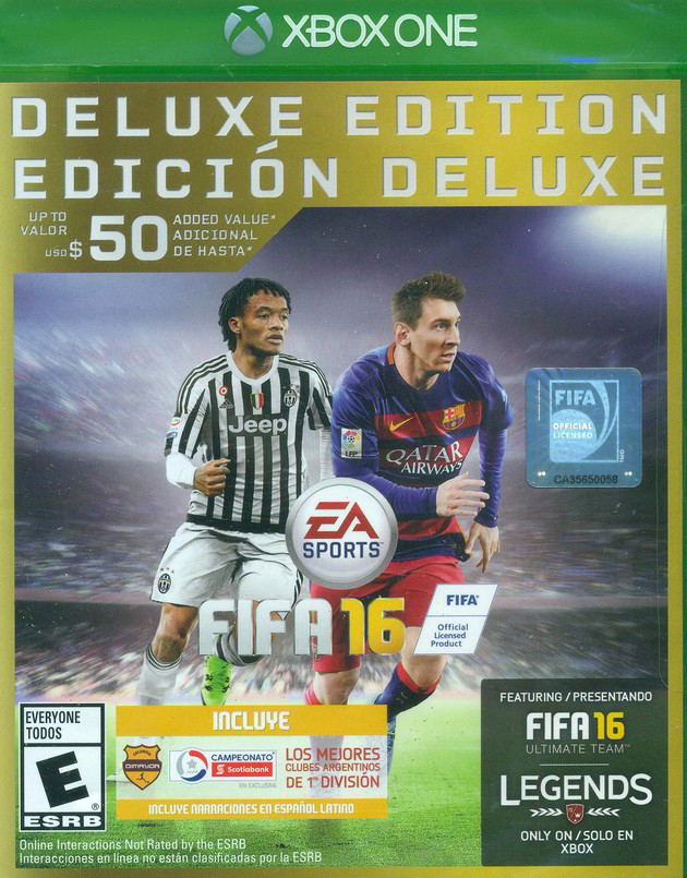 Jeu XBOX ONE : FIFA 16 - complet Jeu XBOX ONE : FIFA 16 - complet