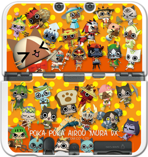 MonHun Nikki: Poka Poka Airu Mura DX Cover for New 3DS LL_